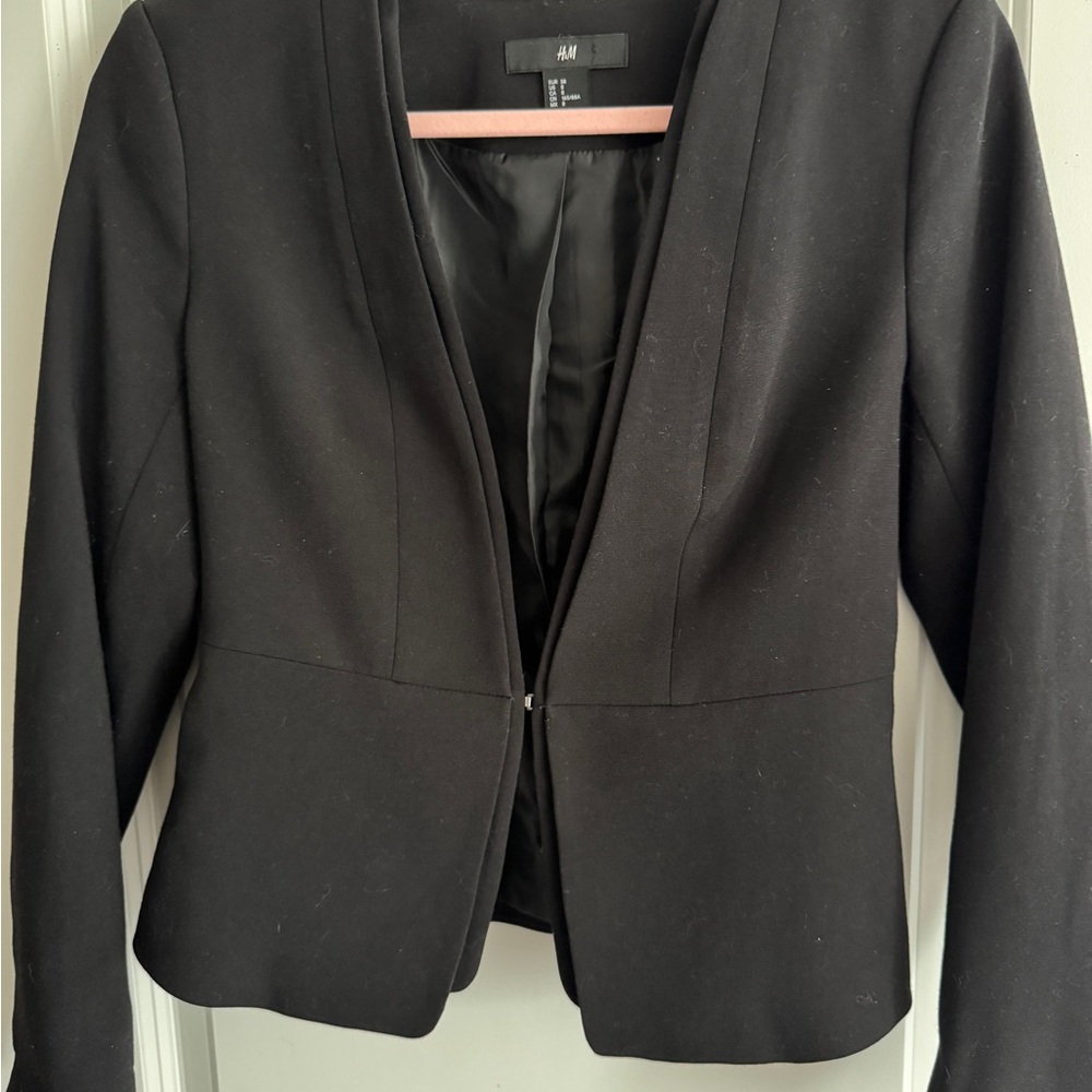 H&M Women's Elegant Black Suit Jacket